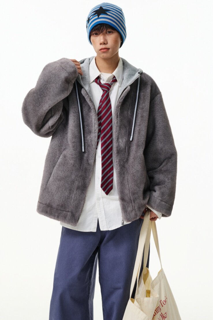 冬季皮毛一体水貂毛外套男加厚毛绒高级感棉衣棉服毛毛上衣MY816,男装棉衣,星座903-1