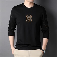 2023新款卫衣男士上衣针织衫长袖T恤P75，男装针织衫/毛衣，电商D223-1