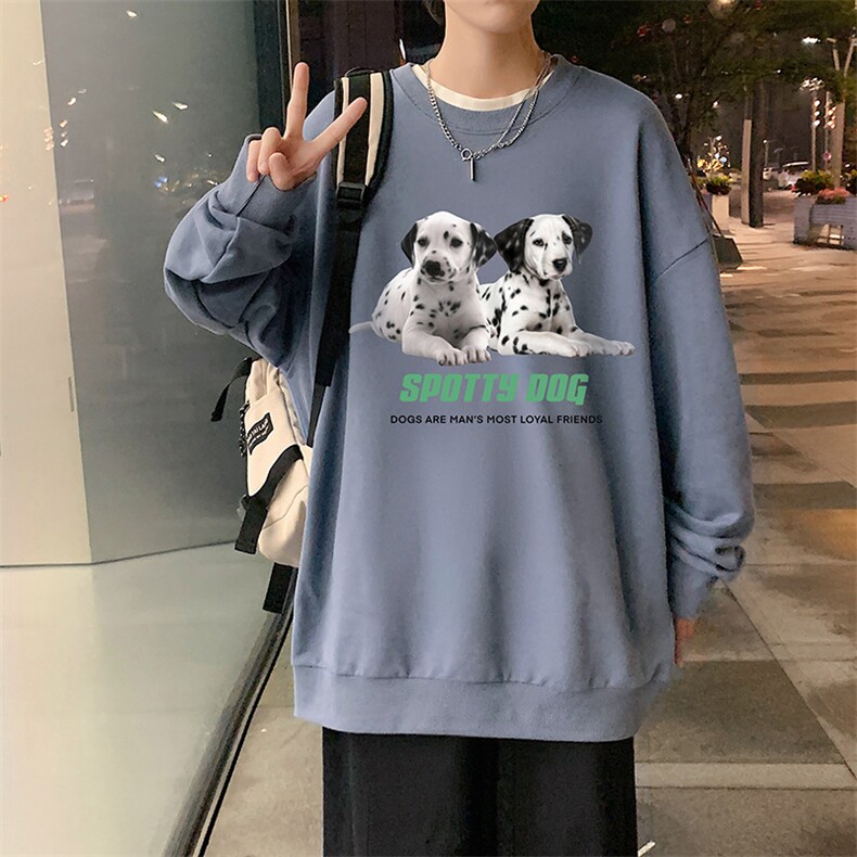 S6263-P28秋季圆领卫衣男大码韩版宽松长袖外套,男装卫衣,电商A040