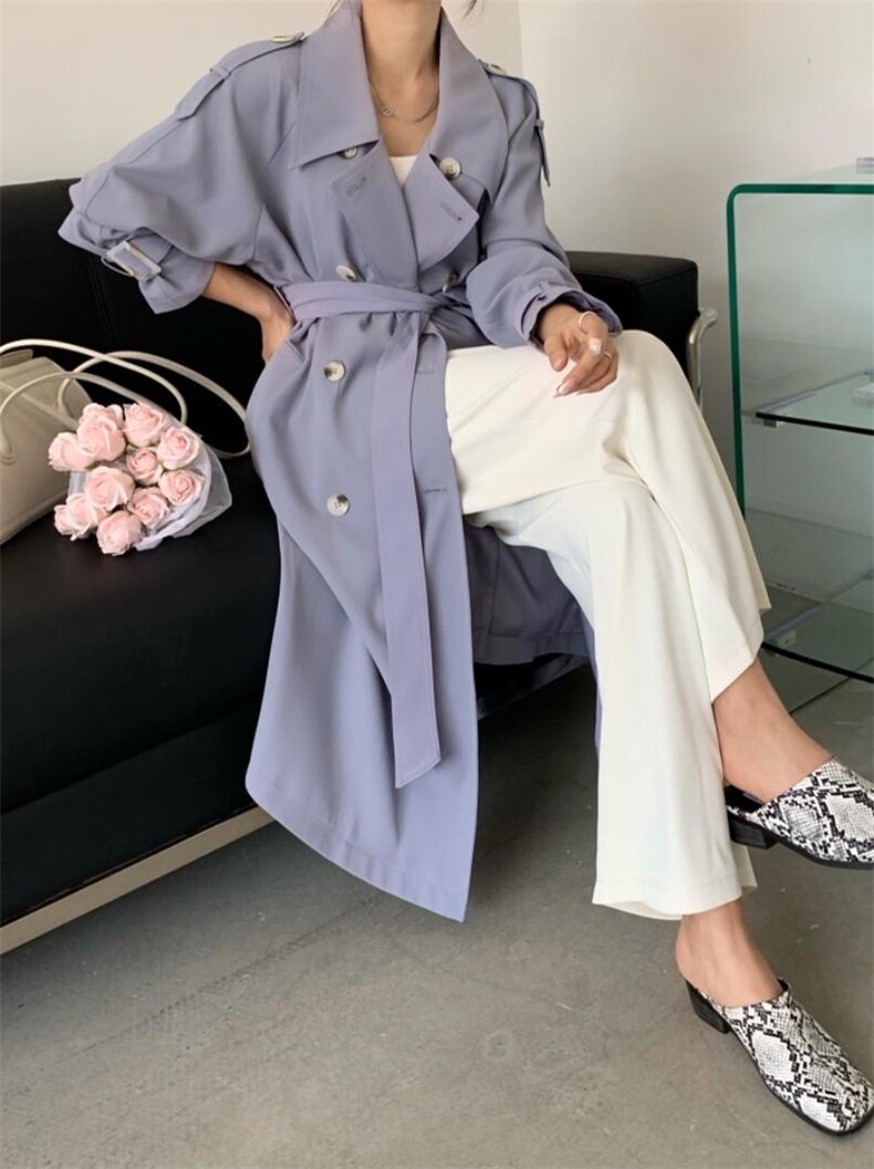 2021春款风衣，女装风衣，FUXINXIN 福歆歆