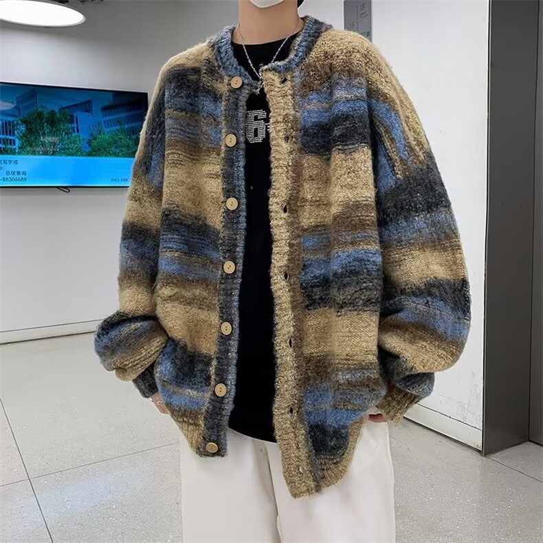 美式毛衣男慵懒风休闲针织衫 MY242 P55图片