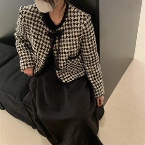 小香风外套图片