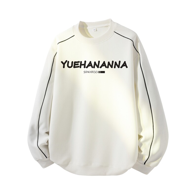 得物供货、复合重磅420克现货圆领卫衣宽松HD019-1-YLT25255-P35,男装卫衣,电商019-1