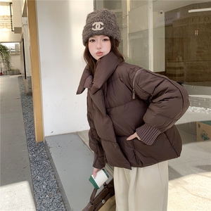 衣秀之家2319款短款大翻领加厚时尚羽绒服冬季保暖外套女图片