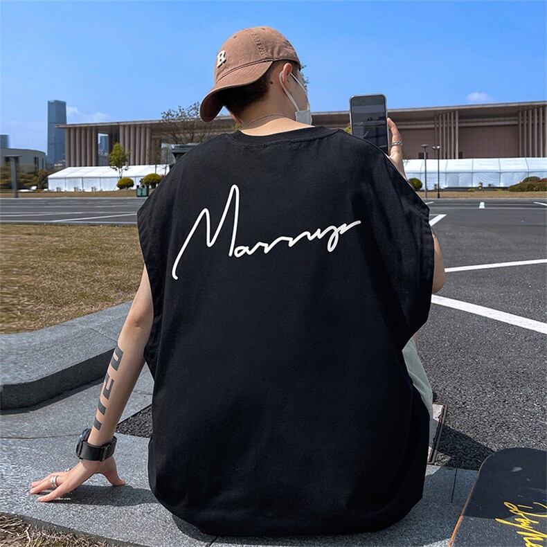 量大优供视频得物直播品质230克夏季纯棉背心无袖T恤WB305，男装背心/马甲，电商A486