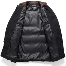 主推中老年唐装85绒羽绒服复古盘扣风羽绒服外套中式爸爸男装，男装羽绒服，钱塘723