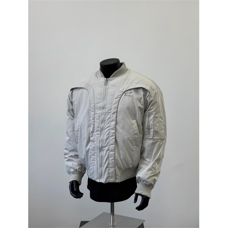 【有货】JR5002CC-特P115 弧形飞行夹克棉服男加厚机车棒球服外套图片