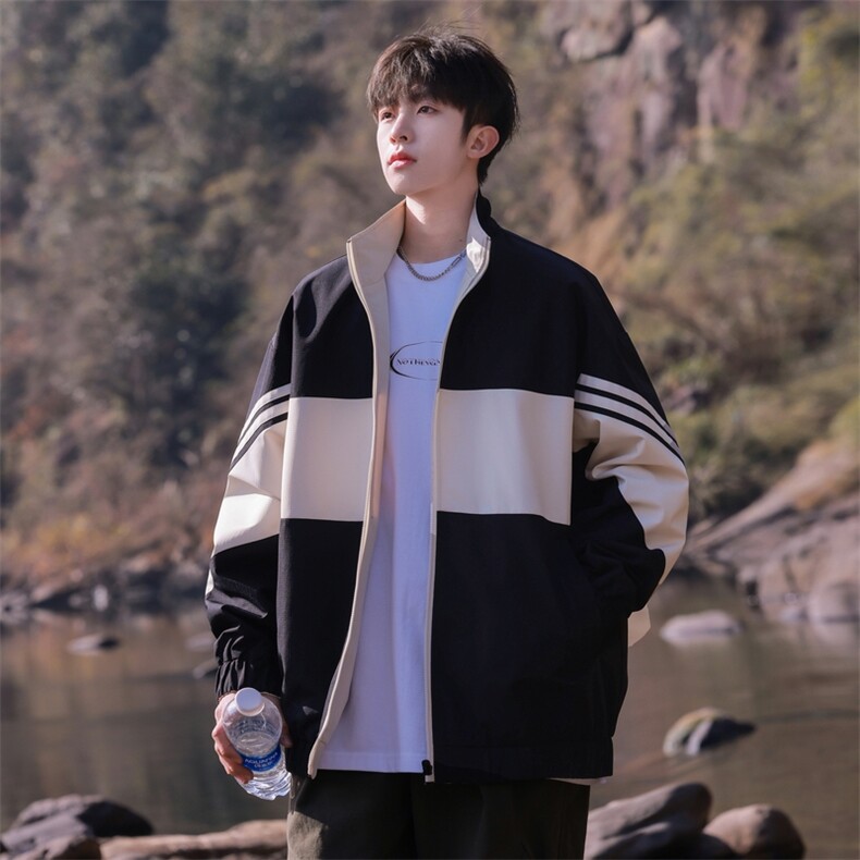 JK0018-P78春季新款立领夹克双面穿休闲外套,男装夹克,星座109