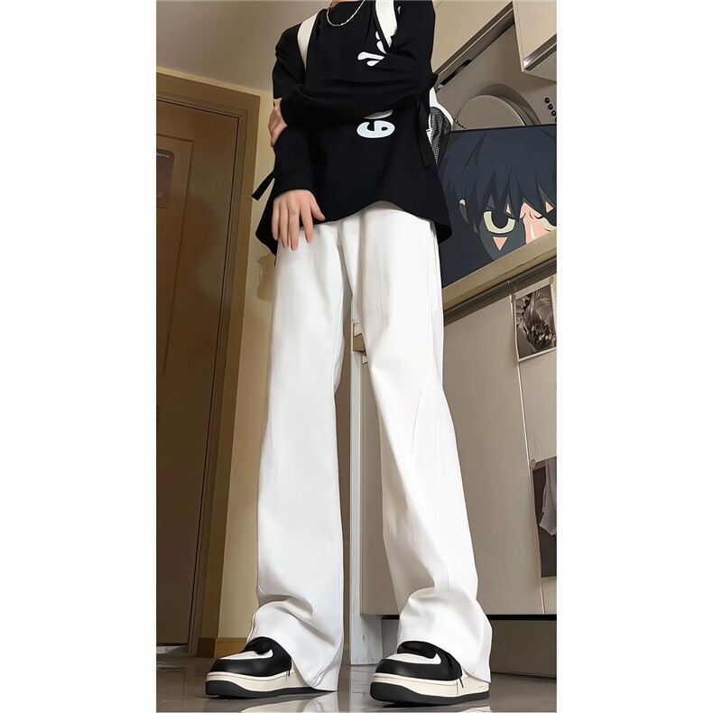 春季加长版裤子男高个子185cm110牛仔裤微喇直筒休闲长裤KZ002P55,男装牛仔裤,电商B312