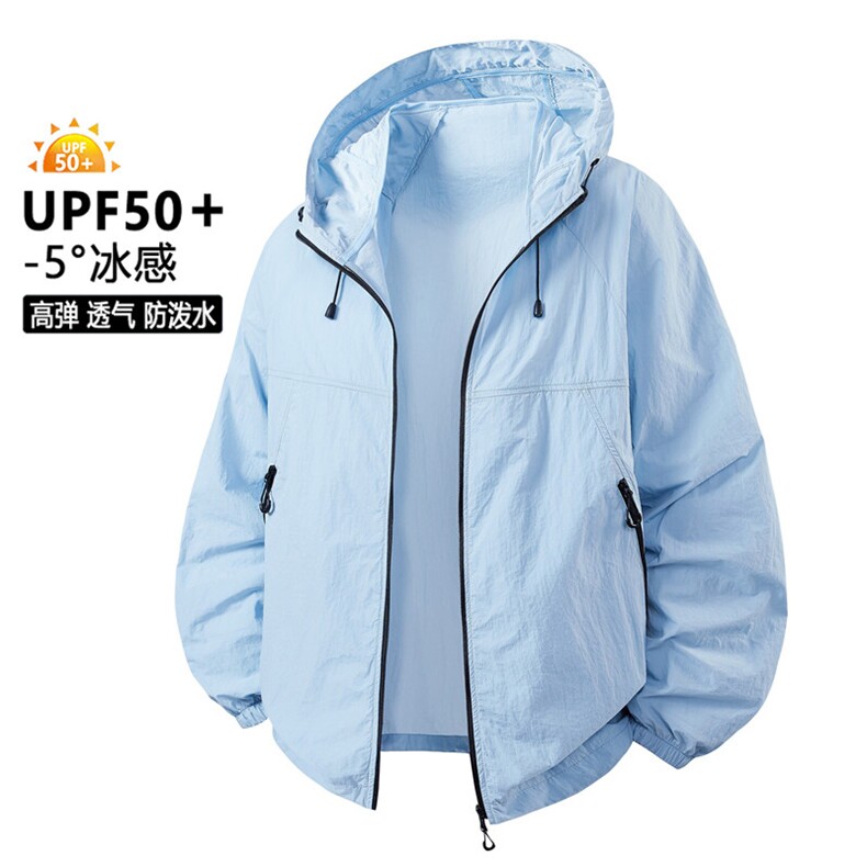 2025夏季新款中性风冰丝时尚凉感轻薄透气防晒服皮肤衣F2377-P30,男装夹克,星座1402-1