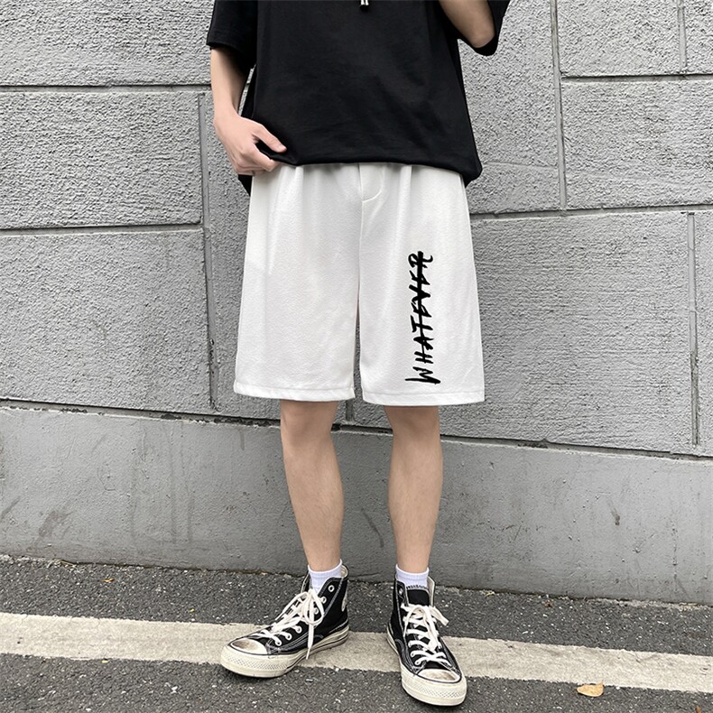 冰丝短裤男士大码宽松休闲五分裤男运动中裤MK37399-P15,男装休闲裤,电商A040