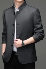 AE8088钱塘2020-3男士春秋中山装外套数据好常年款主推P195，男装夹克，钱塘207-3