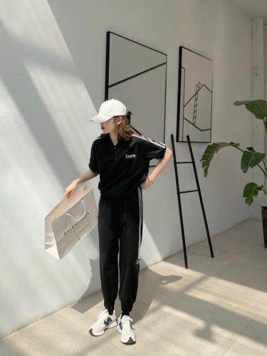 款号0608夏款休闲时尚运动套装现货，女装职业装，ciytorviar 仙度维拉