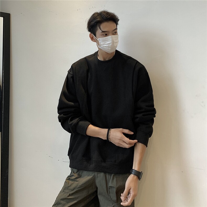 cleanfit活页设计8双开门显肩宽boxy短宽版型卫衣TTTB02-P58,男装卫衣,星座1315