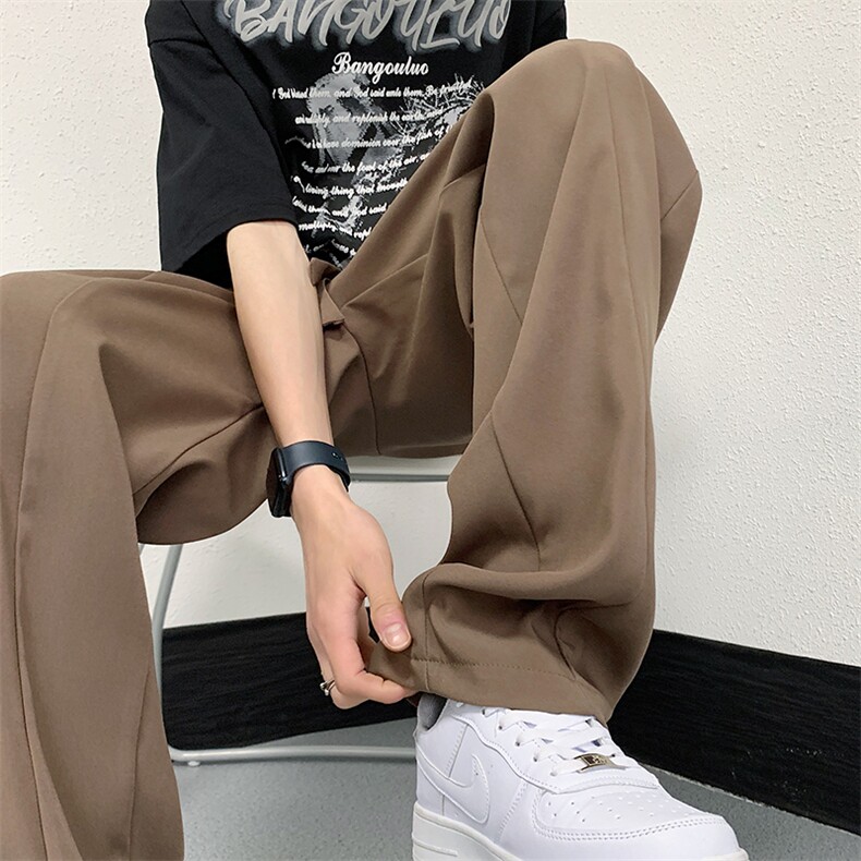 主推！冰丝裤抖音直播品质冰休闲裤西装裤长裤NK111-P55控68,男装休闲裤,星座808A-1