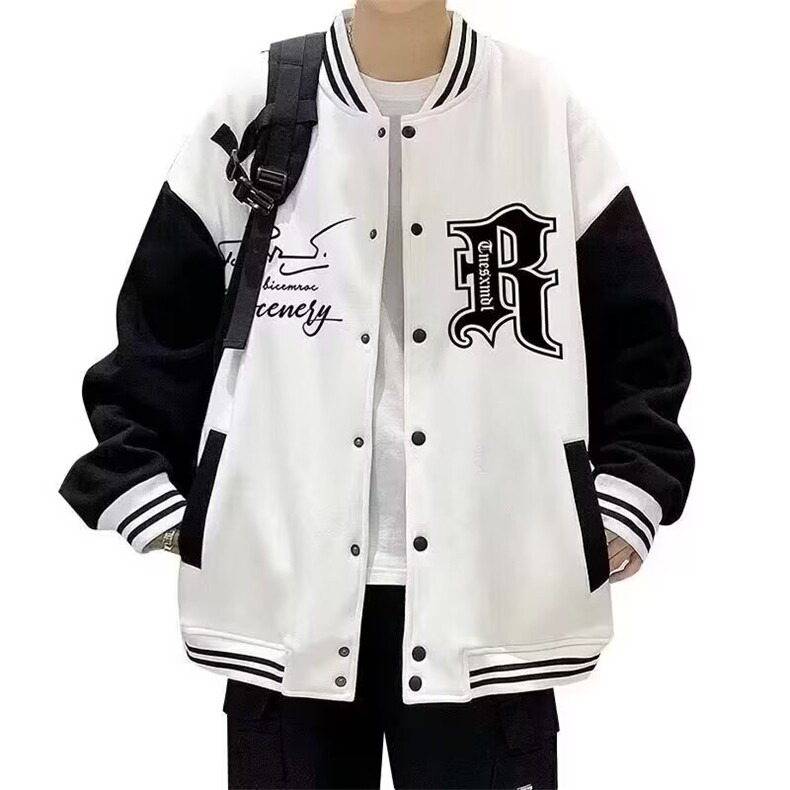 1506-1/JJ181/P40棒球服男士外套潮牌美式高街痞帅青少年男款宽松,女装短外套,星座1506-1