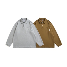 N214FORN32025秋款日潮cityboy休闲POLO衫男65%棉35%涤，男装Polo衫，电商S006（B521）