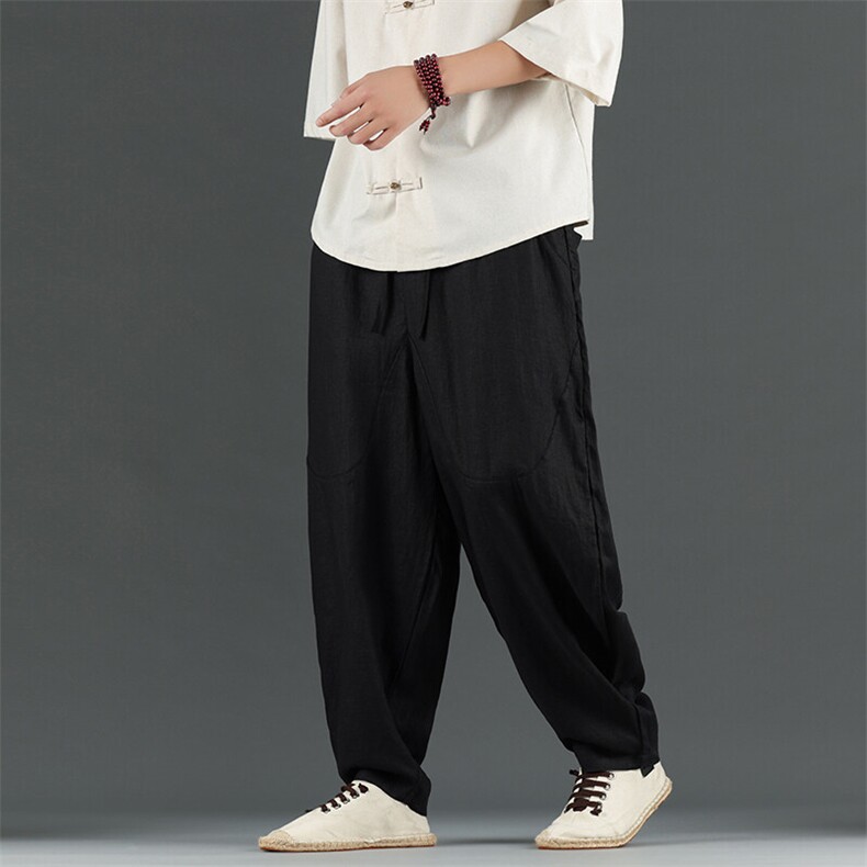 纯亚麻休闲裤风星座815-8611p105，男装休闲裤，星座815（原A203）