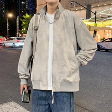 外景秋季立领三分格扎染防水夹克男士休闲外套A406JK2538P75，男装夹克，星座309（原A406）