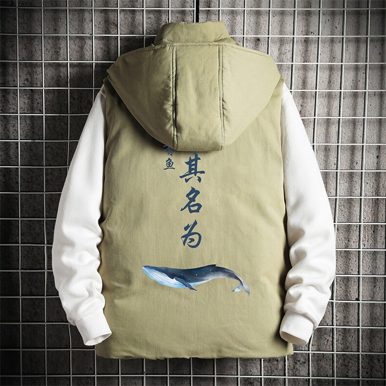棉马甲男士大码加厚棉背心男坎肩男网格MJ47261-P80,男装背心/马甲,电商A040A