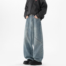 B225-K2225-P62-X78-直筒牛仔裤-棉75.8%粘纤14.9%聚醋纤维9.3%，男装休闲裤，电商B225