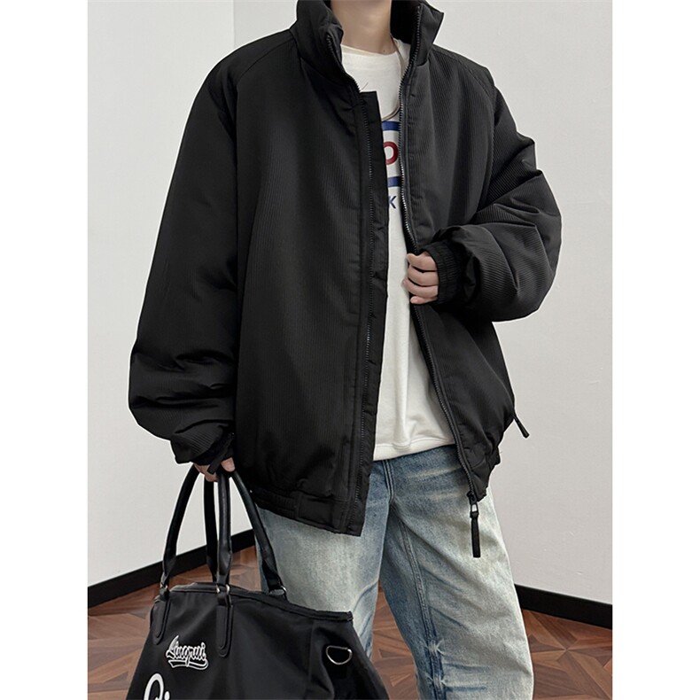 现货立领棉衣男士美式复古加厚外套潮牌工装棉服M056-P76,男装棉衣,星座308B-2
