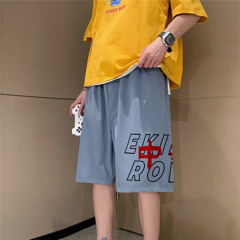 1港风休闲大码M-5XL运动5分原宿潮流五分裤男士中裤DK780P25控38,男装牛仔裤,星座226-2
