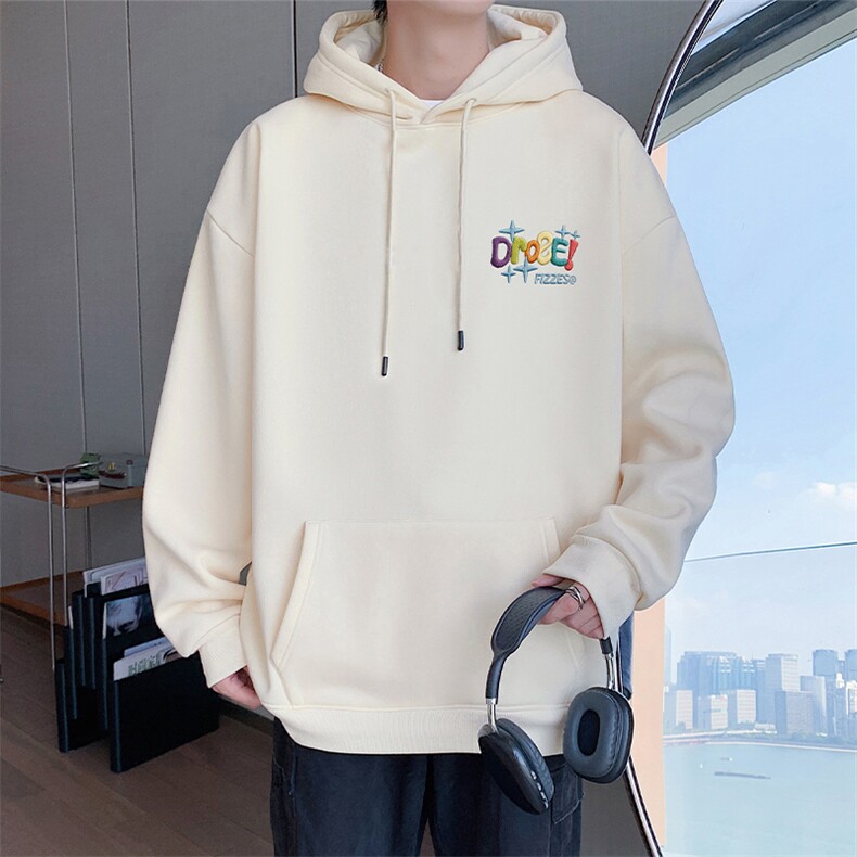 CM172P60加绒P65新品连帽卫衣重磅纯棉大码外套图片