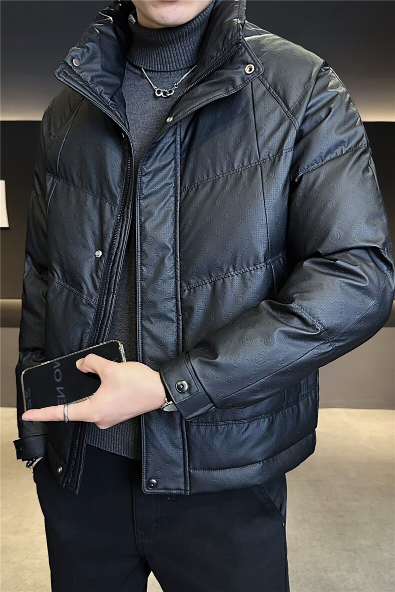M-3XLB3538815P175黑色PU2025冬羽绒服【标50控活动价268】,男装羽绒服,电商B353