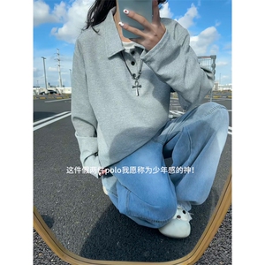 XZ809A/XS22/特P29/控58   华夫格假俩件亨利领长T卫衣打底衫图片