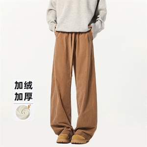 B258-K2581-P45控68加绒55控78 灯芯绒弯刀裤 65%棉35%聚酯纤维图片