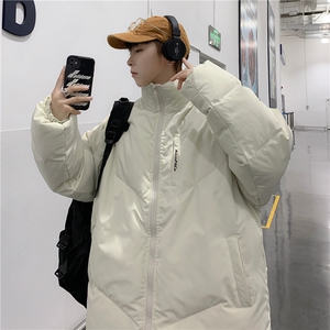 面包服男韩版ins潮流bf原宿风冬季加厚情侣保暖棉袄棉服外套图片