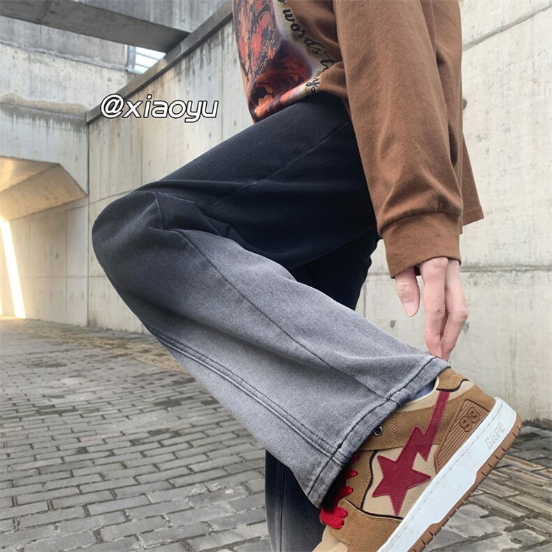 XZ616早秋新款重磅破缝设计感休闲水洗渐变牛仔裤TY501P55控68,男装牛仔裤,星座512A（原616）