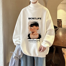 控68高领毛衣男士大码内搭毛线衣男GM45213-P45加绒款-P65，男装针织衫/毛衣，电商A040