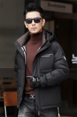 冬季白鸭绒加厚羽绒服短款中青年休闲保暖简约防寒潮服外套男装，男装羽绒服，钱塘6003（原4033）