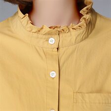 时尚潮流衬衫舒适长袖2021年春季中长款个性优雅，女装衬衫，小林双子