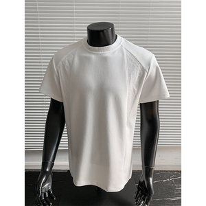 2026夏季新款270g华棉大码螺纹正肩T恤DT60011特P15建议零售价38图片