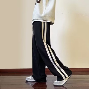 美式高街潮牌运动卫裤男女秋冬新款宽松休闲长裤AK072-P32 加绒40图片