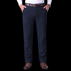 秋季中年男士商务休闲裤百搭宽松直筒裤子男长裤2023新款时尚潮流图片