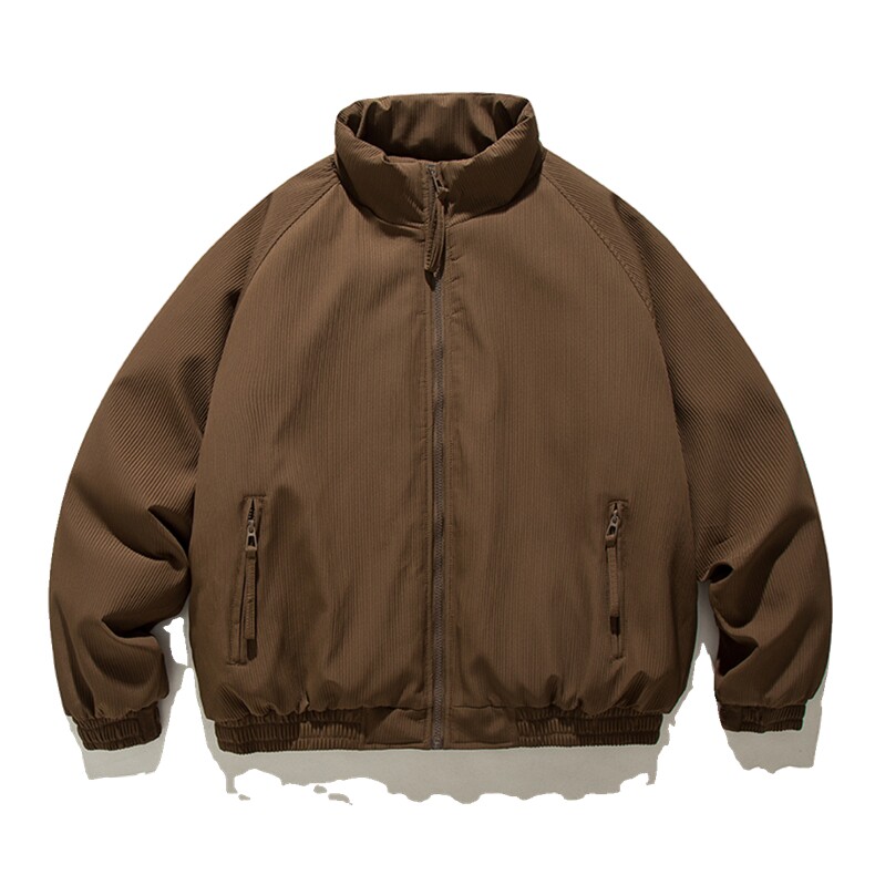 加绒加厚冬男立领棉衣灯芯绒保暖棉袄面包服外套MY9050P75,男装棉衣,星座1013-1