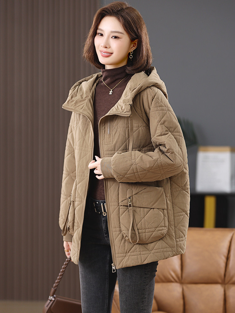 棉衣棉服女2024新款冬季加厚包扣夹棉外套,女装棉衣/棉服,忆绮罗