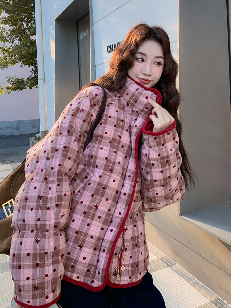 大货已出2025年新款红格羽绒服5038P245K378-2c280,女装短外套,2C280