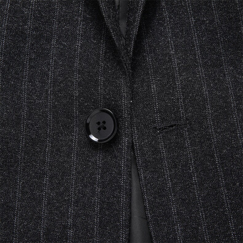 GDN225四季款新款男士西服礼服西装修身商务休闲男装条纹西服套装,男装西服套装,电商B360