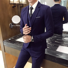 【常年供货】单扣西服马甲裤子三件套职业装大货主推款XF701P145，男装西服，星座613B