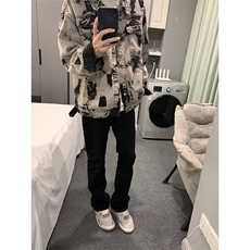 现货5千件男女美式牛仔外套春扎染破坏牛仔衣高街夹克NT521P75，男装夹克，星座301D-2(原星座1004-1）