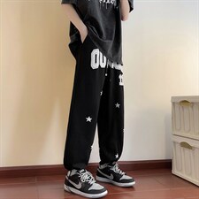 男秋季新款港风休闲裤发泡长裤K42P32，男装休闲裤，星座1116-2