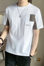 主推数据款黄色主图夏季短袖T恤男休闲半袖衫B317/9271/P45，男装T恤，电商B317