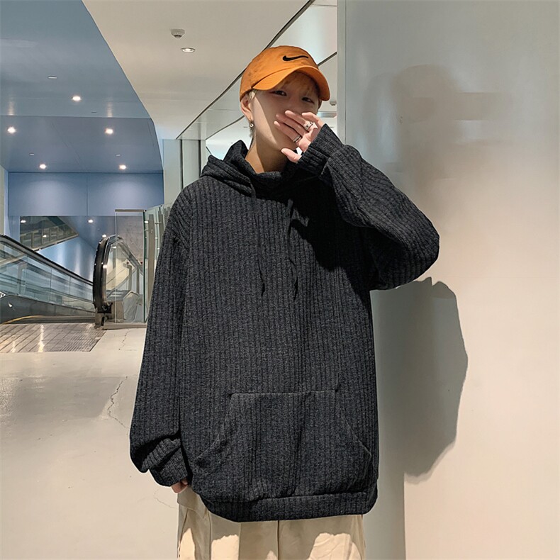 美式针织卫衣男ins新款宽松纯色连帽外套学生港风毛线衣GY88-p45,男装针织衫/毛衣,星座1008-1