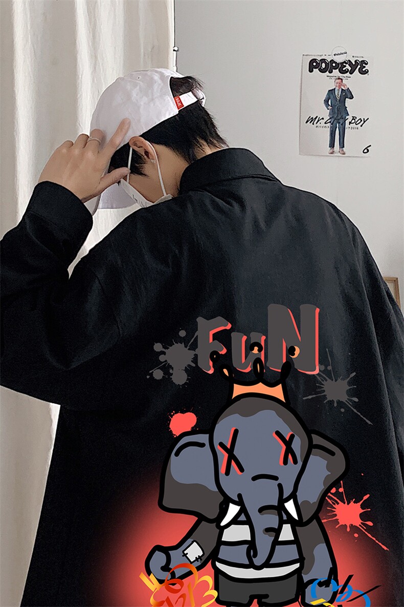 CS15221-P38 长袖衬衫男士大码宽松衬衣男寸衫男寸衣图片