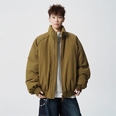 标80白鸭绒羽绒服高街Cityboy加厚百搭双拉链男外套HY2512-P178，男装羽绒服，星座610B-1